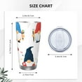 thumbnail image 4 of Fuzoiu School Cute Gnomes Print 20oz Tumbler, Stainless Steel Vacuum Insulated Car Cup, Insulated Coffee Mug,Travel Mug with Lid,Thermal Cup for Outdoor-Without Straw, 4 of 8