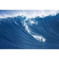 thumbnail image 2 of Hawaii  Maui  Yuri Farrant Surfs Huge Wave At Jaws  Aka Peahi. Poster Print, 2 of 2