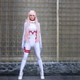 thumbnail image 4 of Traje blanco Zero Two 02 para adultos/niños de Halloween, disfraz de DARLING in the FRANXX, disfraz Zentai, mono de mujer, 4 of 5