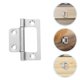 thumbnail image 1 of unbranded 12Ud Bisagras De Puerta De Inoxidable Silenciosas Para Muebles Con Empotrado Y Alta Resistencia, 1 of 8
