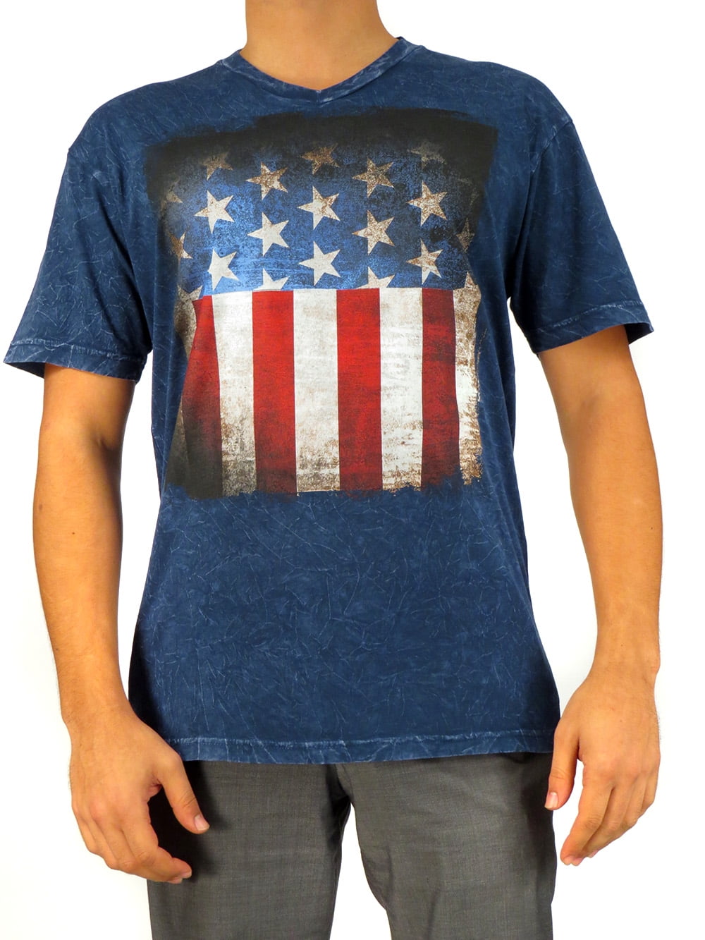 American Flag T-shirt Mens Shirts 