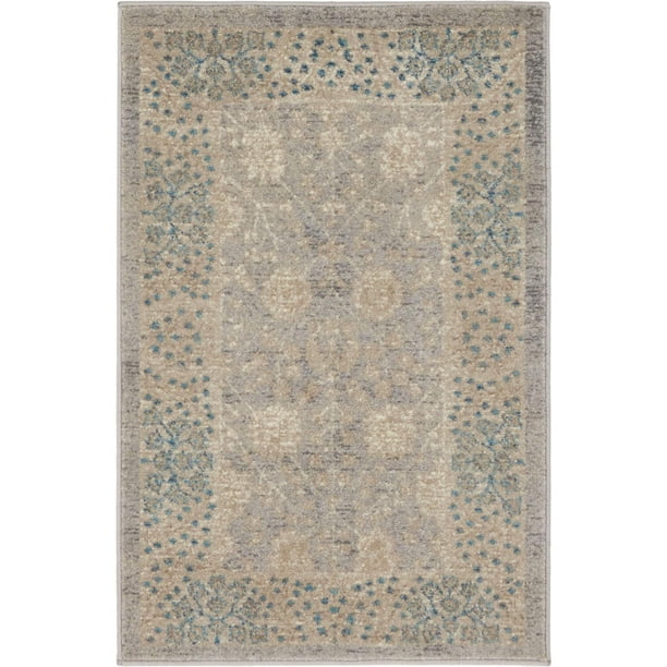 Unique Loom Gneis Salzburg Vintage Floral Area Rug or Runner