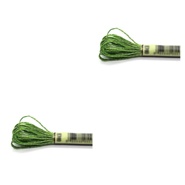 Bewildely Hilo de cableado de punto de cruz, colores brillantes, hilo de lingote de línea de bordado hecho a mano DIY para regalo de Navidad, accesorio VerdeE703 2piezas Bewildely CBP288937
