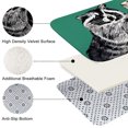 thumbnail image 6 of Raccoon with Toilet Paper Flannel Bath Mat 16x24 Inches, Soft Absorbent Non-Slip Bathroom Rug, Machine Washable Floor Mat for Shower, 6 of 7