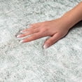 thumbnail image 3 of Addison Rugs Dream Shag Premium Machine Washable Transitional Nautilus Green Rectangle Rug, 3' x 5', 3 of 8