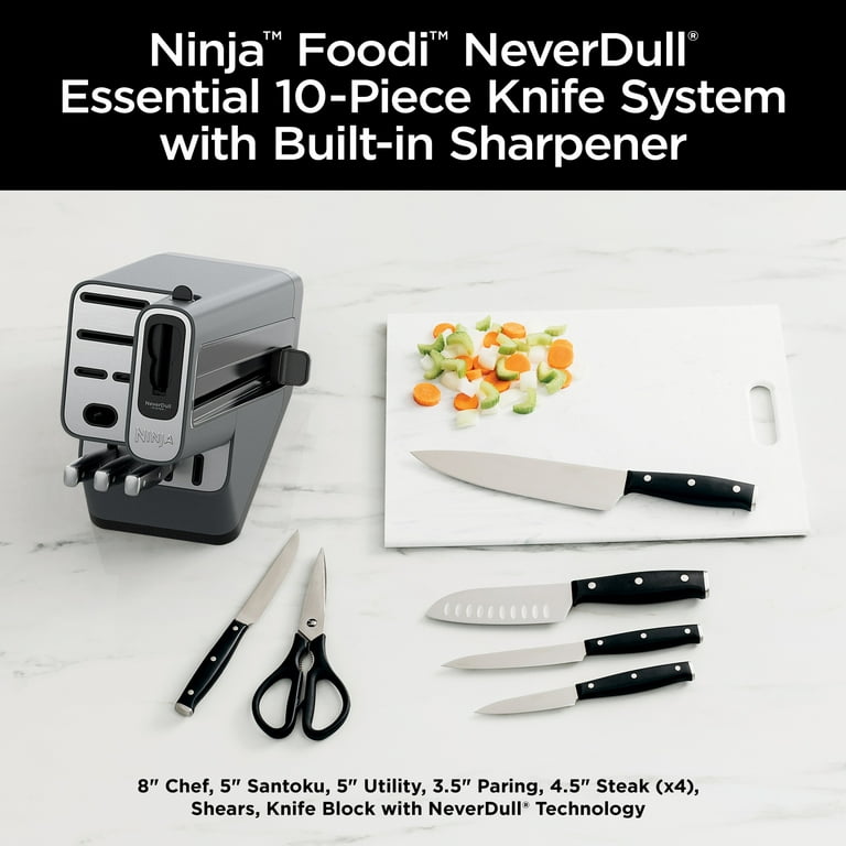 Ninja Foodi K32010a 10-Piece NeverDull Premium Knife System