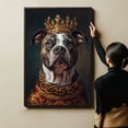 thumbnail image 6 of Dog Canvas Print Funny American Staffordshire Terrier Dog Painting Poster Vintage Wall Art Starry Night Artwork Picture for Bedroom Decor, 6 of 6
