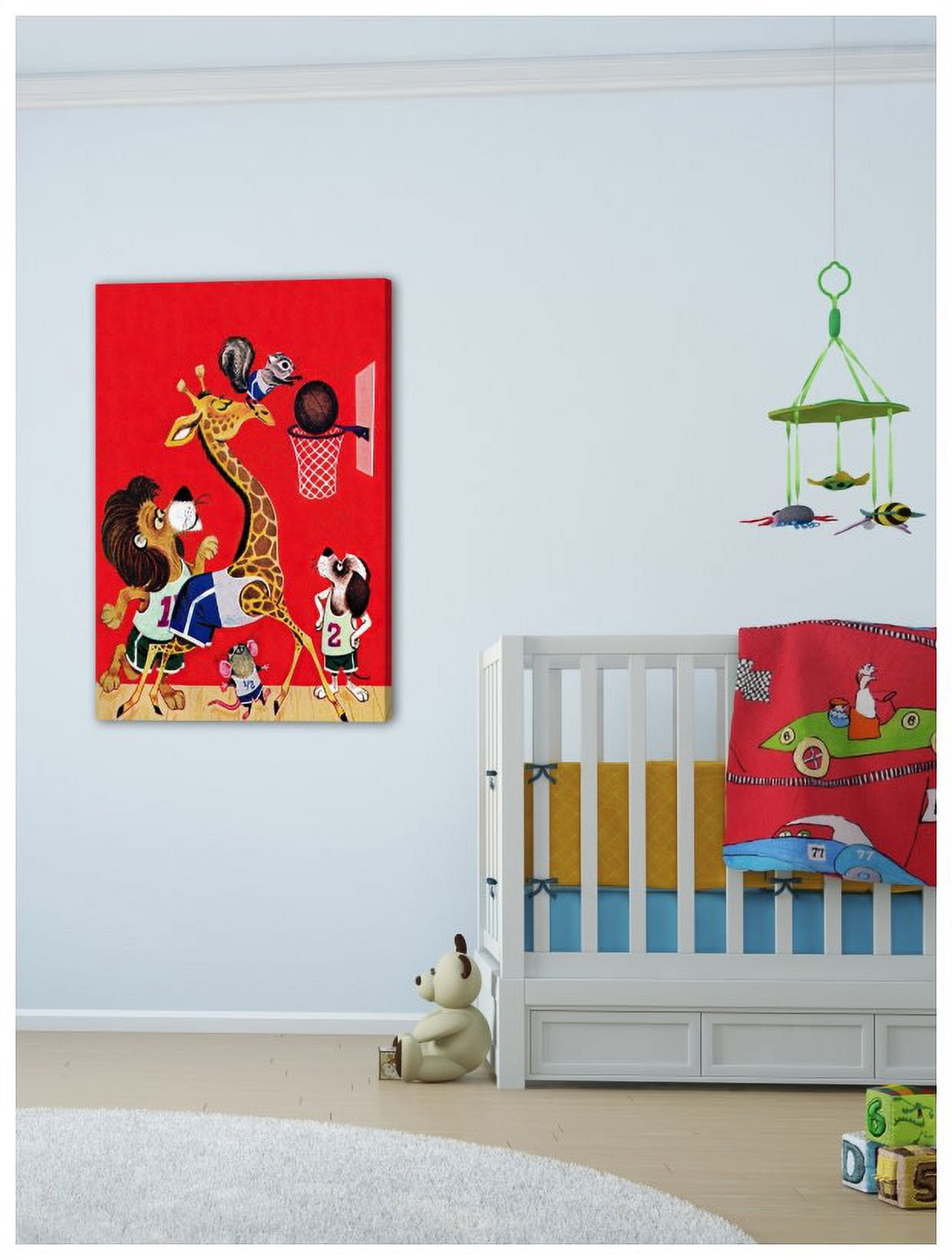 Marmont Hill "Basketball" by Curtis Painting Print on Canvas