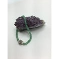 thumbnail image 6 of LTC Designs 4mm Green Aventurine Stretch Bracelet with a Silver Floral Lucky Centerpiece, 6.5", for Adults, 6 of 8