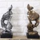 thumbnail image 5 of Gwong Decoración hogareña Silencio de resina es oro escultura estatuilla figurilla artesanía oficina decoración del hogar Gwong 21032142, 5 of 7