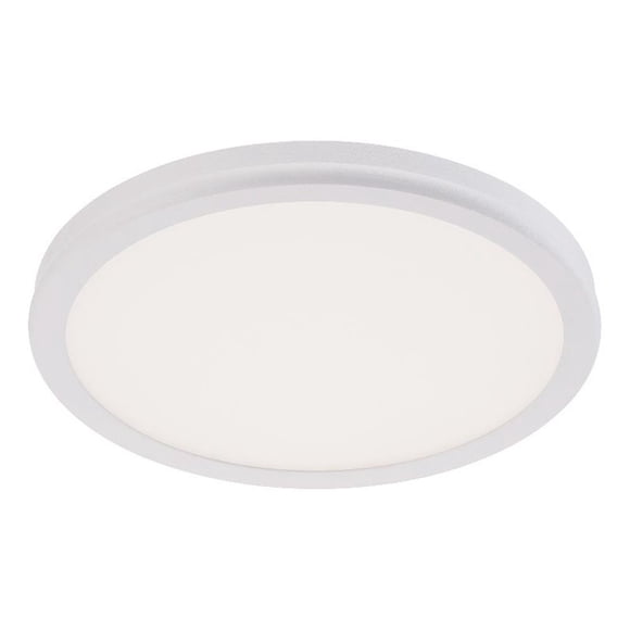 WAC Lighting Geos 10 Pouces LED 2700K Aluminium Rond Profil Bas Montage Affleurant en Blanc