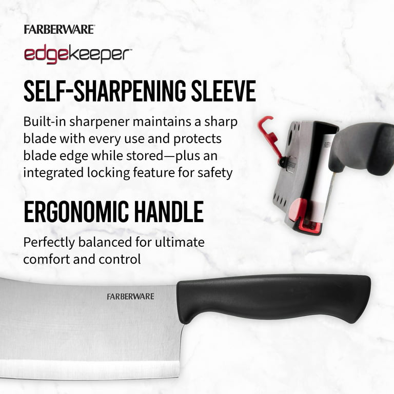 Farberware Self-Sharpening Stainless Steel All-Purpose Shears with  Edgekeeper Sleeve