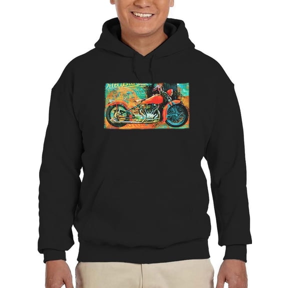 Image Conscious Elegant Motorcycle Hoodie Men's -Image Conscious Designs