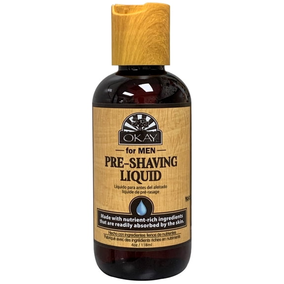 OKAY Men's Pre Shaving Liquid - 4 oz / 118 ml