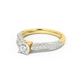 thumbnail image 2 of 2.54 Ct Round Diamond Bridal Rings Solid 18K Yellow Gold, 2 of 9