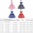 thumbnail image 7 of IBTOM CASTLE Kids Girls Polka Dots Tutu Princess Ballet Dress for Toddler Child Bowknot Birthday Party Dance Halloween Fancy Dress up Costume 7-8 Years Royal Blue, 7 of 7