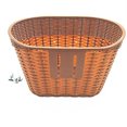 thumbnail image 3 of Miangastore 1Pc Front Handlebar Basket Retro Plastic Bike Storage Basket Electric Bike Accessories, 3 of 8