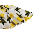 thumbnail image 2 of SWSMCLT Women's Midi Dress Summer1950s 60s 50s Dresses Date Night Fitted Ruched High Waist Fashion Vintage Sundress Yellow Large, 2 of 3