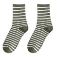 thumbnail image 1 of Dyfzdhu Womens Winter Socks Autumn Winter Mid Tube Socks Stripe Printing Thermal Stockings, 1 of 2