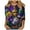 A45 Purple, variant on Cadancy Womens Mardi Gras Shirt Plus Size Rave Party Trendy 3/4 Sleeve Tops Holiday Graphic Crewneck Shirts Funny Casual Carnival Blouse Tee