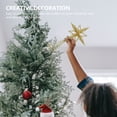 thumbnail image 3 of Árbol de navidad estrella árbol topper creativo treetop decoración ornamento navideño, 3 of 5