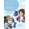 thumbnail image 3 of Cascos para niños DyBaxa, plegables, volume limiter 94dB, para clases en línea, viajes, compatible con smartphones y tablet, azul, 3 of 3
