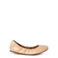 thumbnail image 2 of Time and Tru Women's Scrunch Ballet Flats, Wide Width Available, 2 of 6