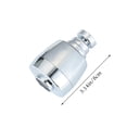 thumbnail image 3 of TIELUTT Kitchen Faucet Head 360° Rotatable Faucet Sprayer Head Replacement Tap Laundry Faucet Parts Facet Rough Clean Brushed Brass Kitchen Faucet Set Faucet with Filte Water Filte Water for, 3 of 8