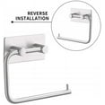 thumbnail image 2 of Stainless Steel Toilet Paper Holder Rustproof Self Adhesive Paper Towel Rack Wall Hook Bathroom Kitchen, 2 of 5
