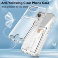 thumbnail image 5 of Gukalong Funda Para Iphone 16E 2025, Resistente A Los Golpes, Protección Para Teléfono Con Tarjetero, Ranura Para Tarjeta, Funda Transparente Antiamarilleo Para Mujeres Y Hombres, 5 of 5