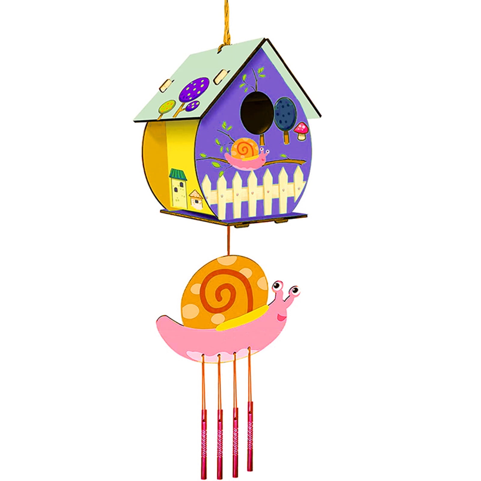 KEFEI 1 Set DIY Craft Toys Smooth Edge Inspire Creativity Poplar DIY