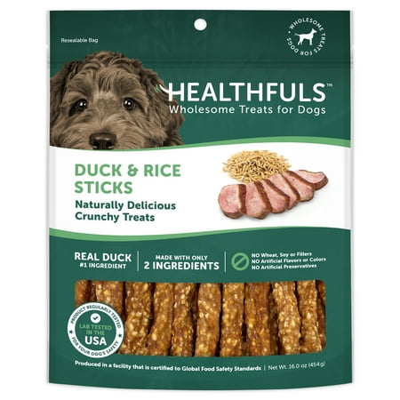 UPC: 0076158088436 | Healthfuls Duck & Rice Stix 16 oz – Healthy Protein Rich Treats for Dogs – Dog Chews