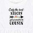 thumbnail image 4 of Inktastic Only the Best Nieces Get Promoted to Cousin Girls Baby Dress, 4 of 5
