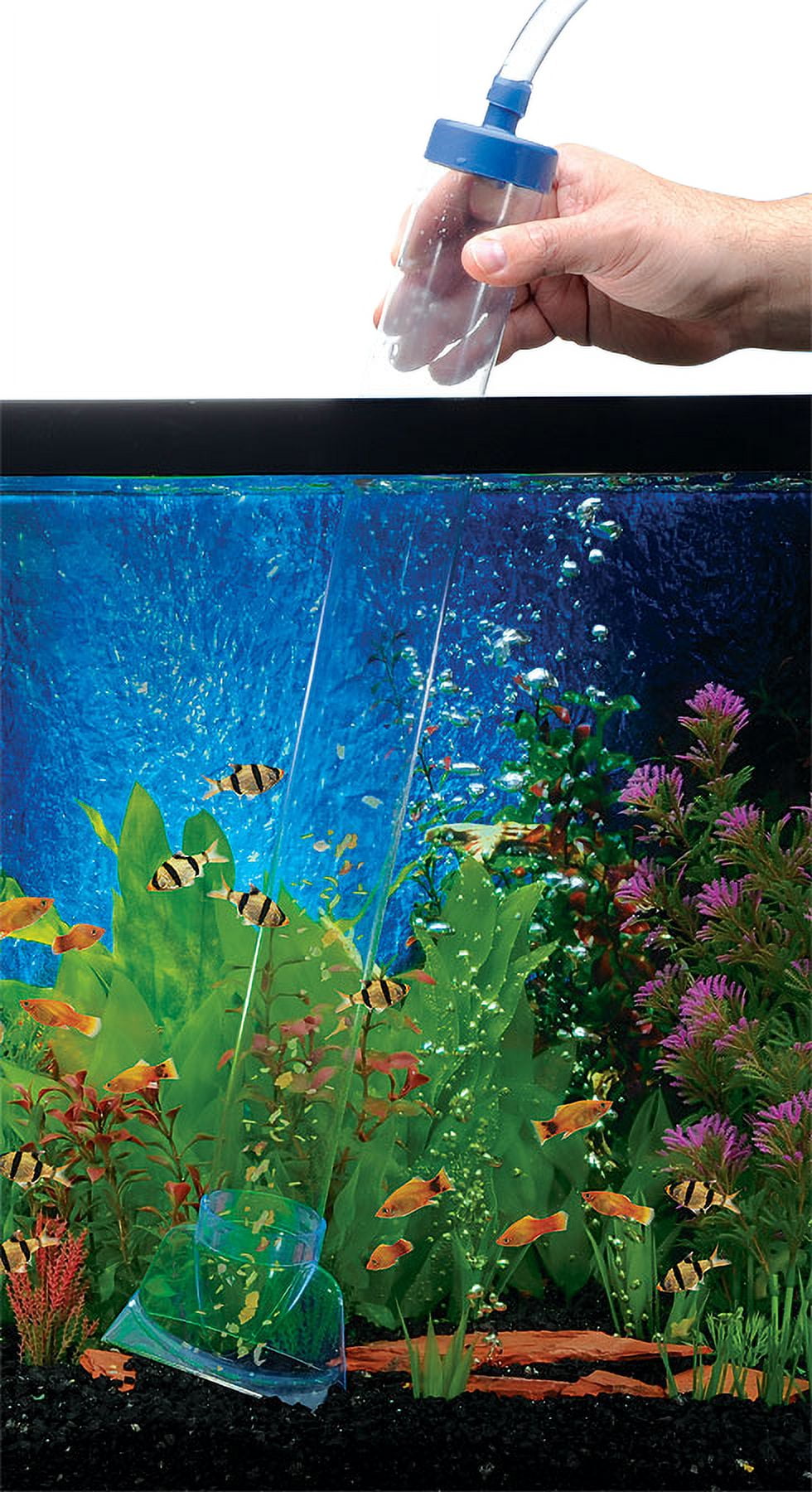 Penn-Plax Gravel Vacuum for Aquariums - Make cleaning and tank maintenance quicker and easier-24"