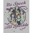 thumbnail image 2 of Girl's Disney No Spook All Sparkle  Graphic Tee Athletic Heather Small, 2 of 5