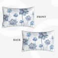 thumbnail image 4 of Bixox Pale Blue Lotus Flowers Printed Pillow Protector,Super Soft Ideal for Home,Guests,Rentals - 20"x30", 4 of 8