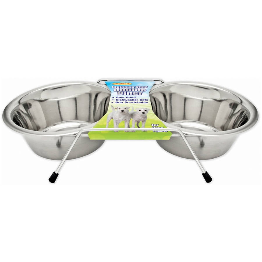 Stainless Steel Double Diner, 1qt