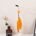 thumbnail image 2 of Kitten Wand Faux Feather Interactive Kitten Teaser Wand Cat Toy Wand with Ball, 2 of 10