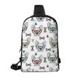 thumbnail image 2 of Rocae Cute French Bulldog for Lightweight Chest Bag Dual Pocket, Waterproof Crossbody Sling Bag for Men and Women, 2 of 8