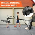 thumbnail image 4 of Basketball Hoop Outdoor, 5.2-10FT Height Adjustable Portable Basketball Hoops with 44 Inch Shatterproof Backboard, Basketball Goal System for Kids Youth and Adults in Backyard/Driveway/Indoor, 4 of 8