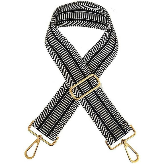 Zhuge Wide Shoulder Strap Adjustable Replacement Belt Guitar Style Cross body Handbag Purse Strap,B