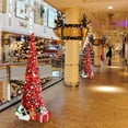 thumbnail image 7 of 5ft Pop Up Christmas Tree with Stand, Tinsel Collapsible Artificial Christmas Tree for Holiday Christmas Home Decorations, 7 of 7