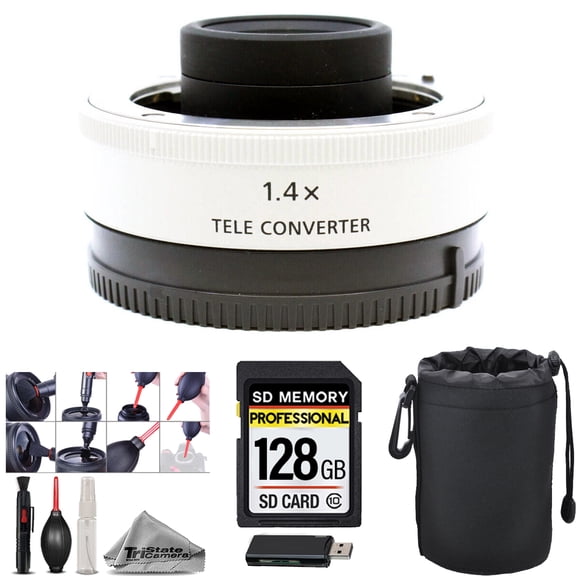 Sony FE 1.4x Teleconverter   Lens Pouch   Cleaning Kit   Card Reader   128GB- Kit (International Version)