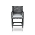 thumbnail image 2 of Source Furniture Island Bay 30" Wicker / Rattan Outdoor Bar Stool in Gray, 2 of 6