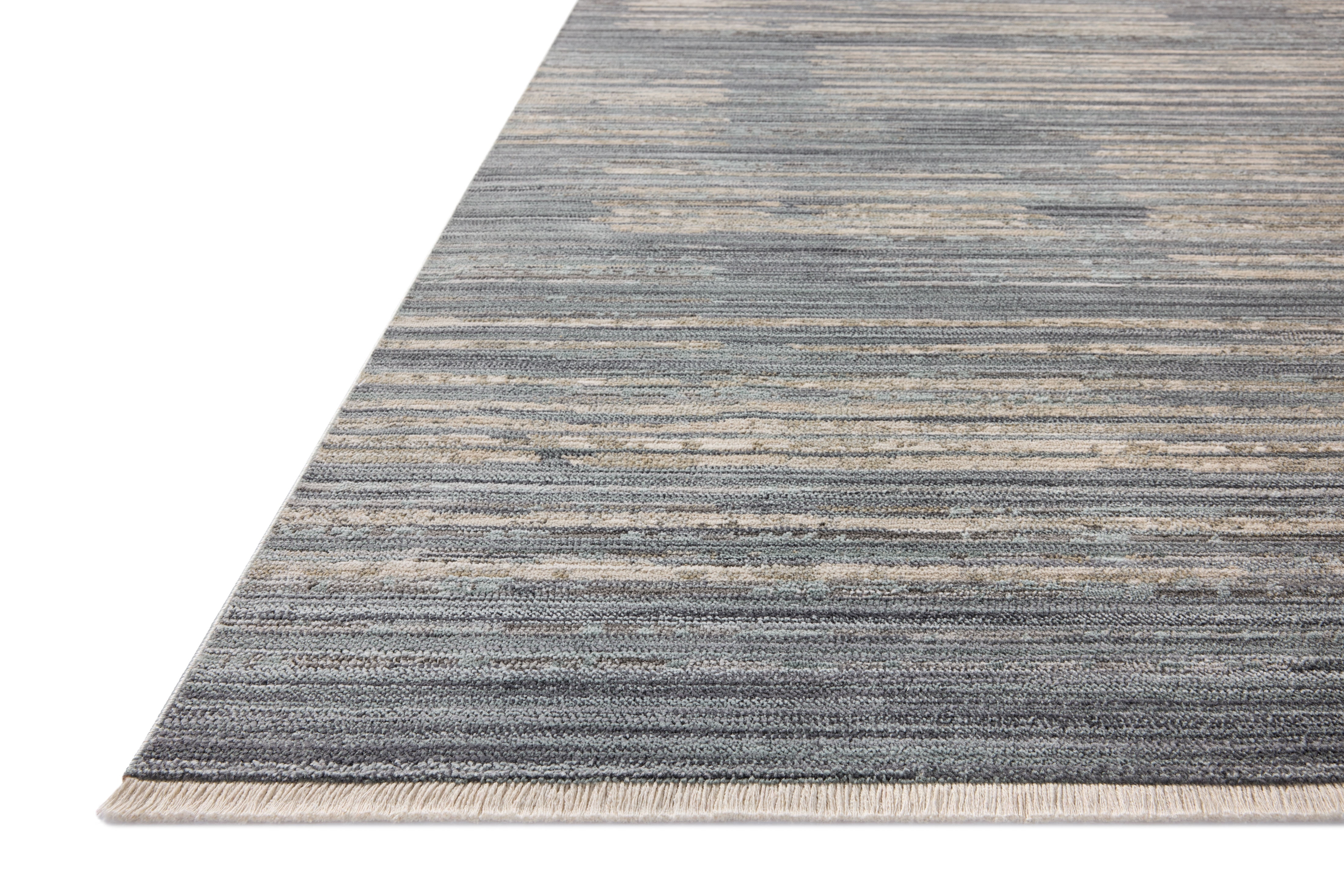 Loloi Wade Ocean / Sand 18" x 18" Sample Rug