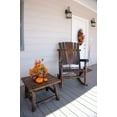 thumbnail image 2 of Leigh Country Char-Log Wood Single Rocker - Rustic Outdoor Wooden Logs Rocking Chair - Brown, 2 of 2