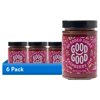 (6 pack) GOOD GOOD Raspberry Jam, No Added Sugar, Low Calorie, Keto Friendly, 12 oz