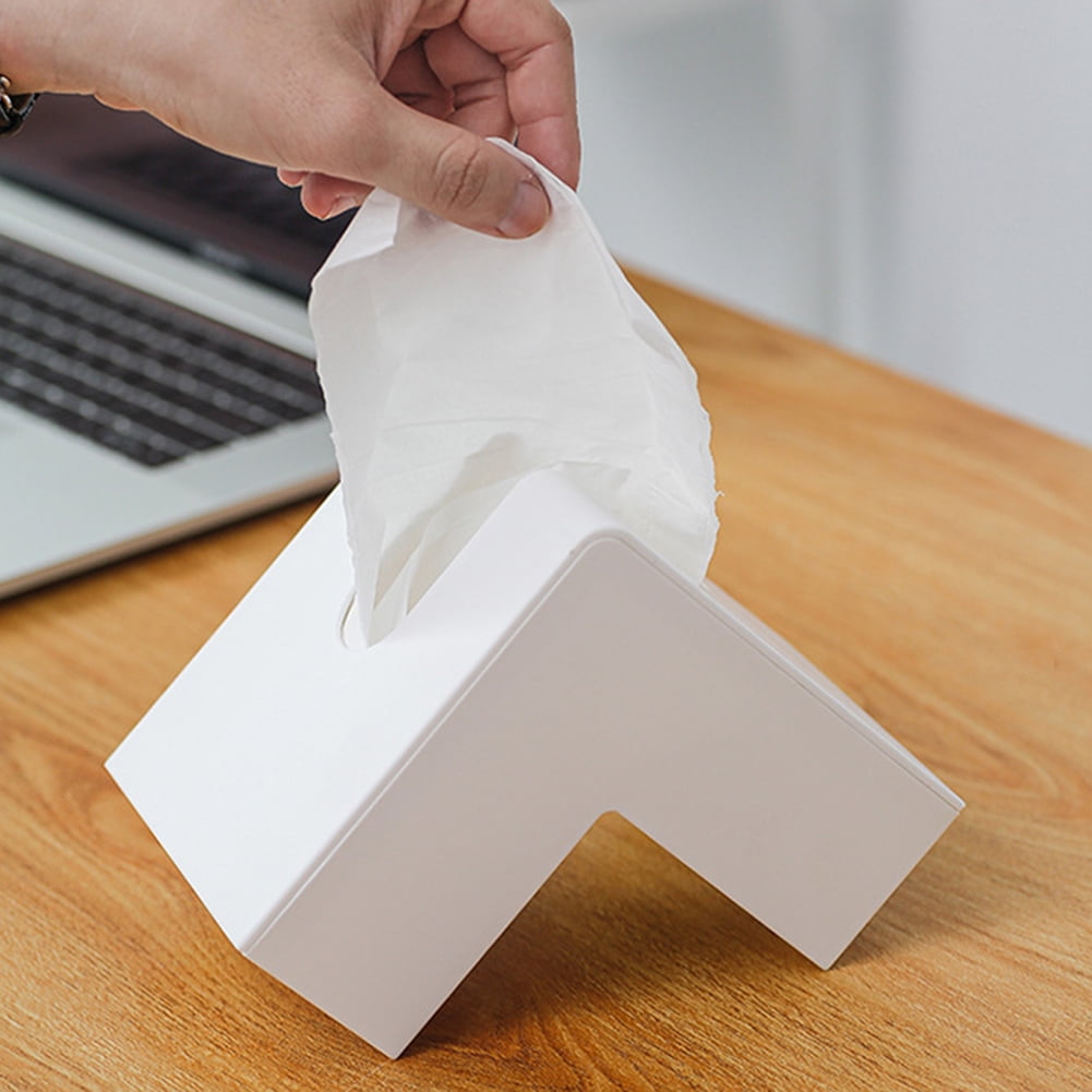 HeYii Nordic Right Angle Desktop Napkin Paper Storage Case Tissue Box Holder Organizer - Walmart.com HeYii Nordic Right Angle Desktop Napkin Paper Storage Case Tissue Box Holder Organizer - Walmart.com