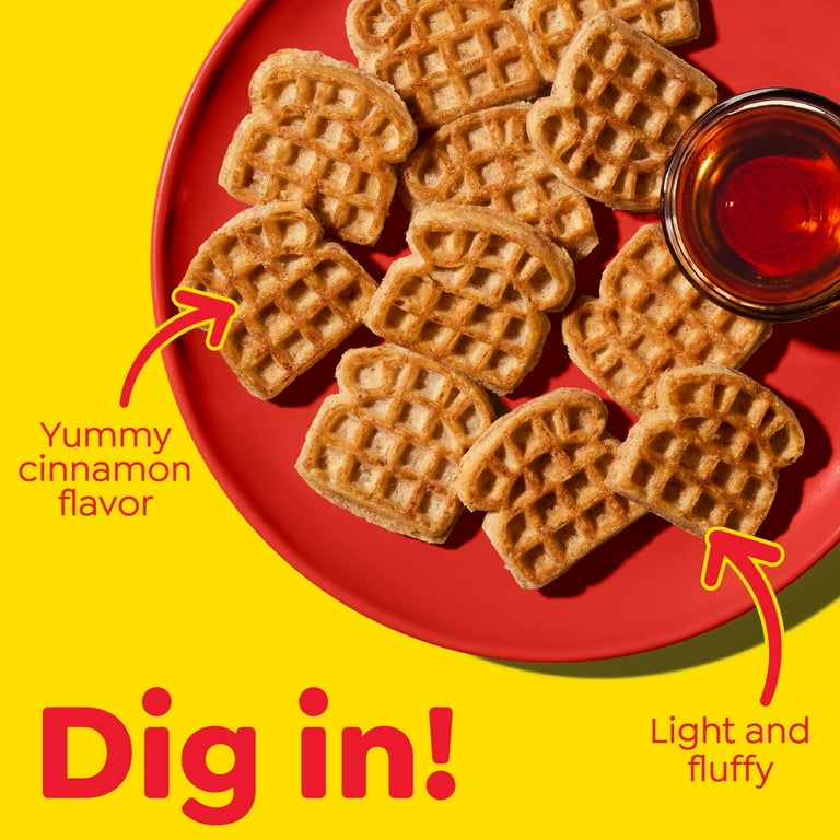 Eggo Waffles Mini Cinnamon Toast Waffle Bites, Frozen Breakfast