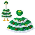 thumbnail image 2 of BINGLI Goose Christmas Outfits Costume Set Dresses and Hat Cute Clothes for 17-23" High Yard Lawn Outdoor Garden Patio Statue Cement Goose, 2 of 9